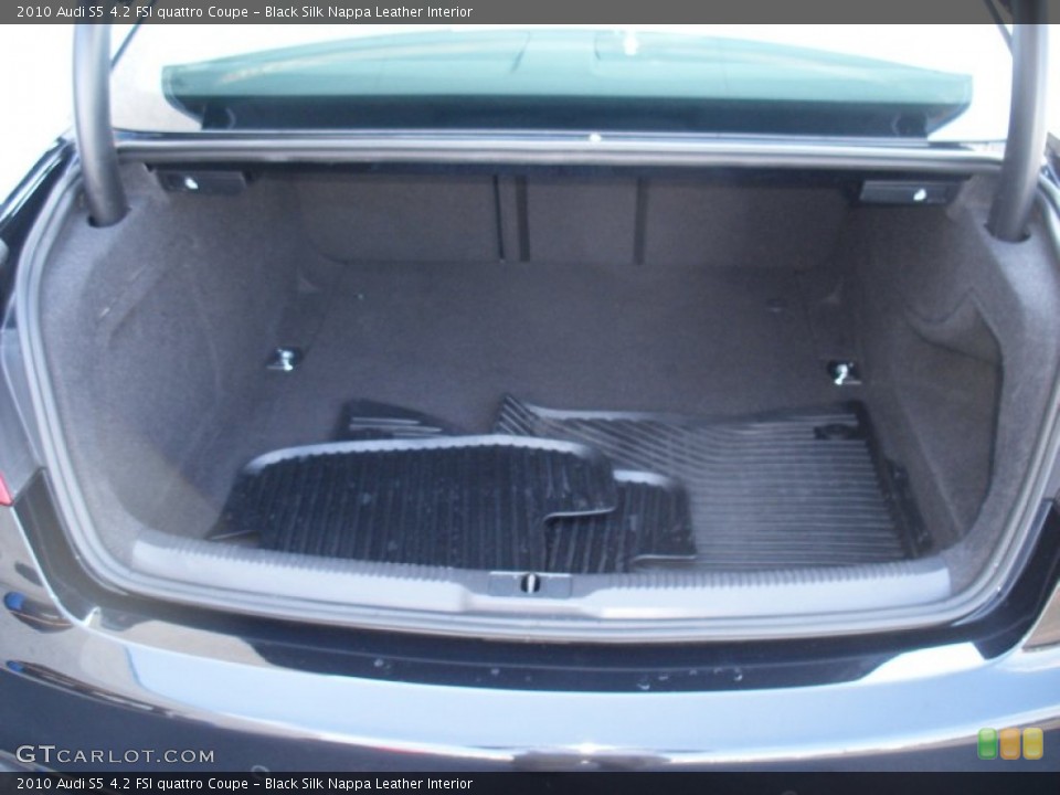 Black Silk Nappa Leather Interior Trunk for the 2010 Audi S5 4.2 FSI quattro Coupe #67940282