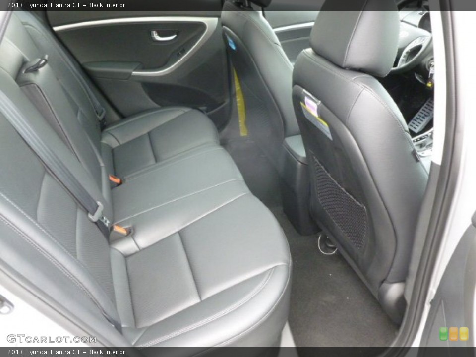 Black Interior Rear Seat for the 2013 Hyundai Elantra GT #67940424