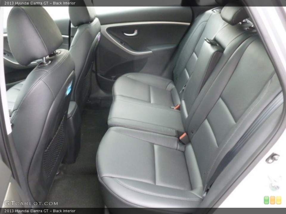 Black Interior Rear Seat for the 2013 Hyundai Elantra GT #67940444