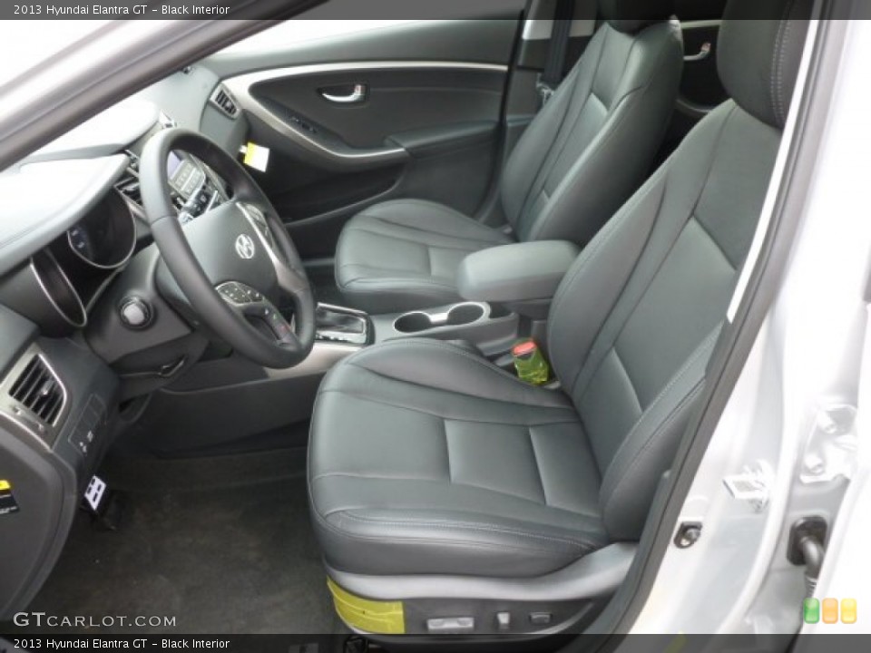 Black Interior Front Seat for the 2013 Hyundai Elantra GT #67940456