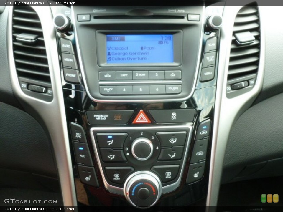 Black Interior Controls for the 2013 Hyundai Elantra GT #67940486