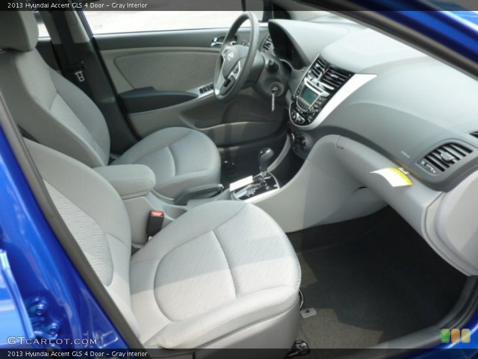 Gray Interior Photo for the 2013 Hyundai Accent GLS 4 Door #67940768