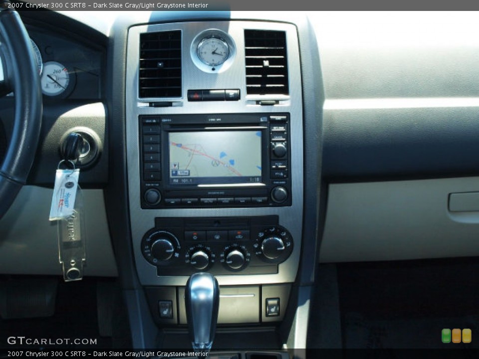 Dark Slate Gray/Light Graystone Interior Controls for the 2007 Chrysler 300 C SRT8 #67940885