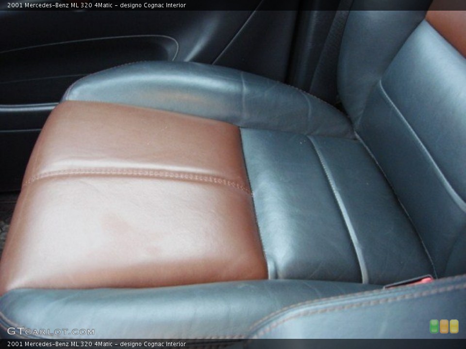 designo Cognac Interior Front Seat for the 2001 Mercedes-Benz ML 320 4Matic #67943018