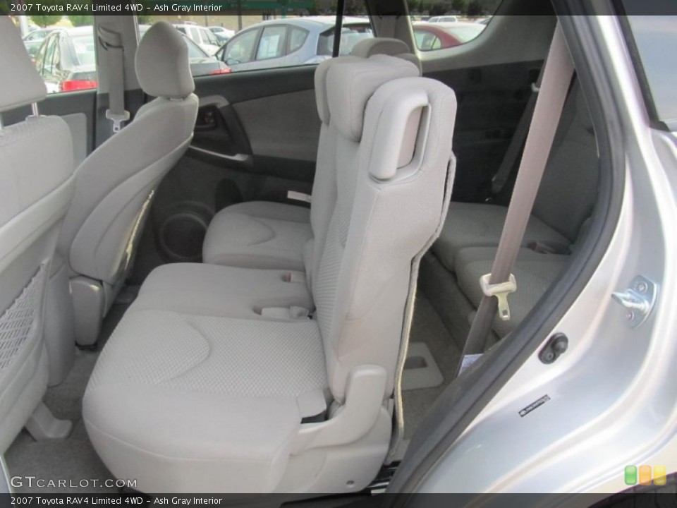Ash Gray Interior Rear Seat for the 2007 Toyota RAV4 Limited 4WD #67943798