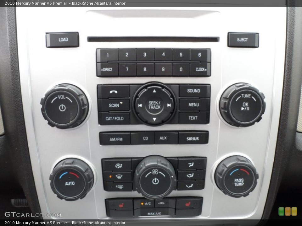 Black/Stone Alcantara Interior Controls for the 2010 Mercury Mariner V6 Premier #67944893
