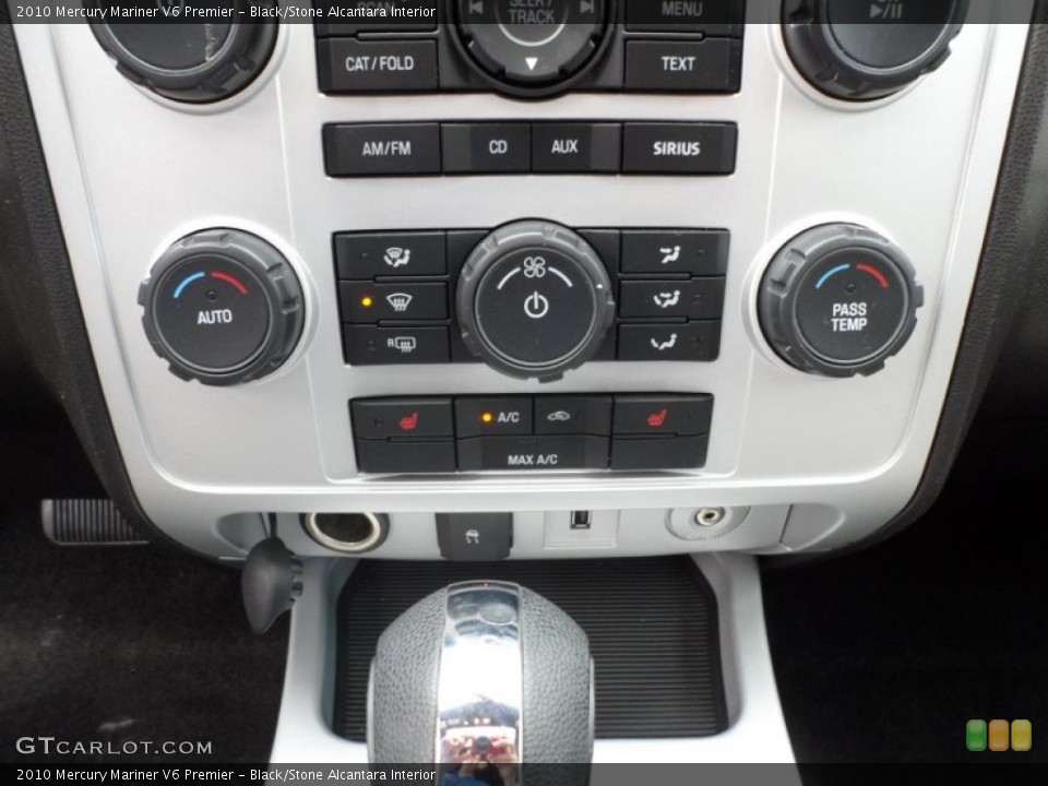 Black/Stone Alcantara Interior Controls for the 2010 Mercury Mariner V6 Premier #67944902