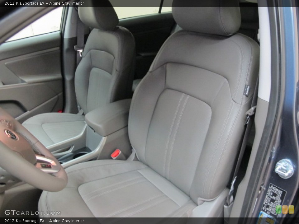 Alpine Gray Interior Front Seat for the 2012 Kia Sportage EX #67945067