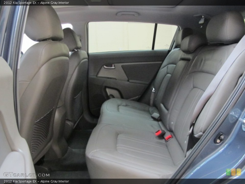 Alpine Gray Interior Rear Seat for the 2012 Kia Sportage EX #67945076