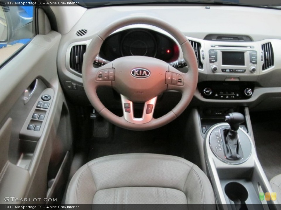 Alpine Gray Interior Dashboard for the 2012 Kia Sportage EX #67945142