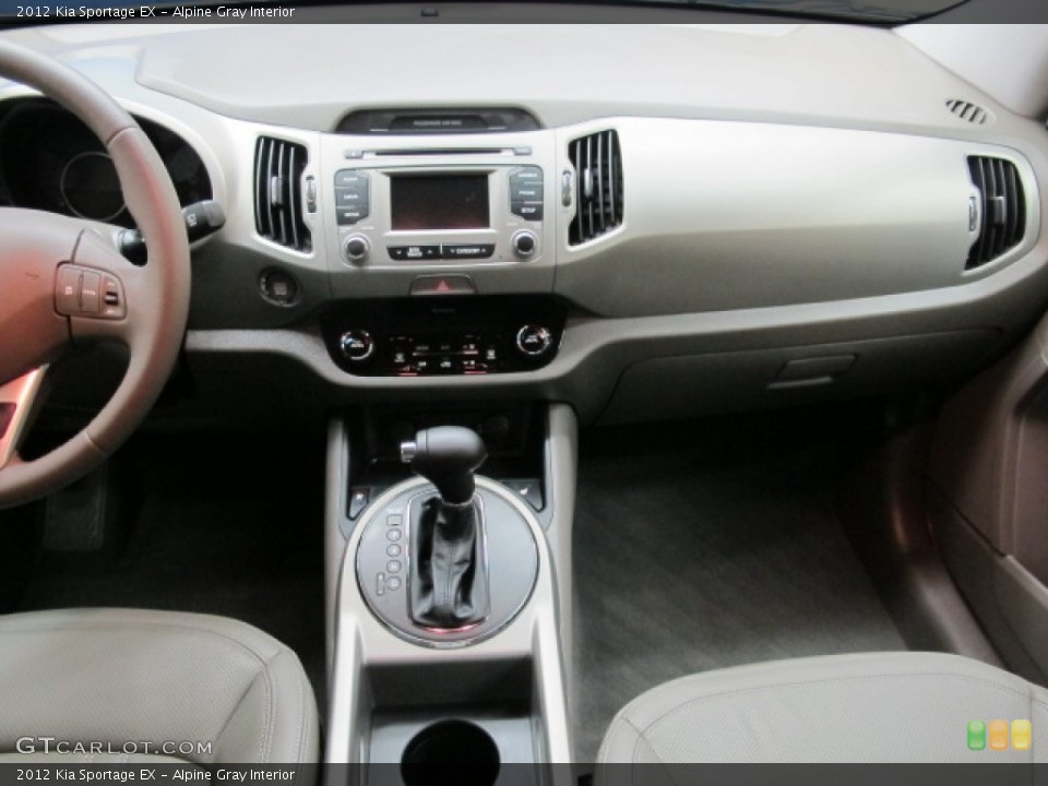 Alpine Gray Interior Dashboard for the 2012 Kia Sportage EX #67945151
