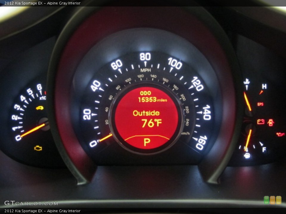 Alpine Gray Interior Gauges for the 2012 Kia Sportage EX #67945163