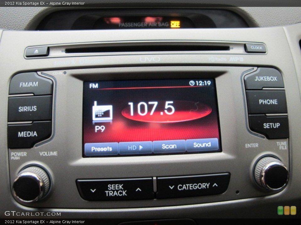 Alpine Gray Interior Audio System for the 2012 Kia Sportage EX #67945181