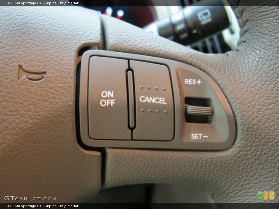 Alpine Gray Interior Controls for the 2012 Kia Sportage EX #67945235