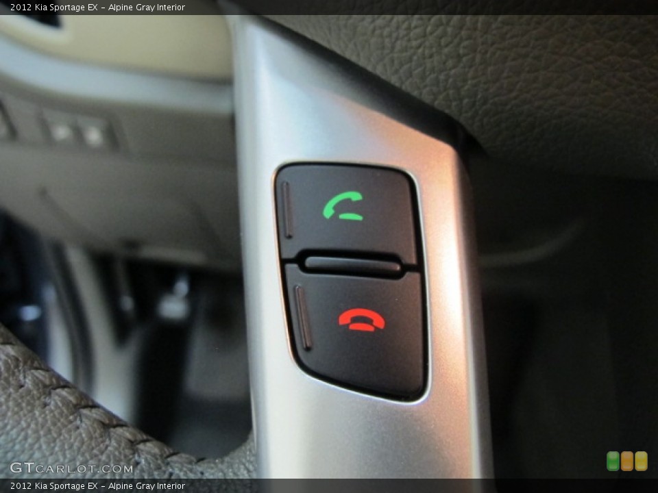Alpine Gray Interior Controls for the 2012 Kia Sportage EX #67945253