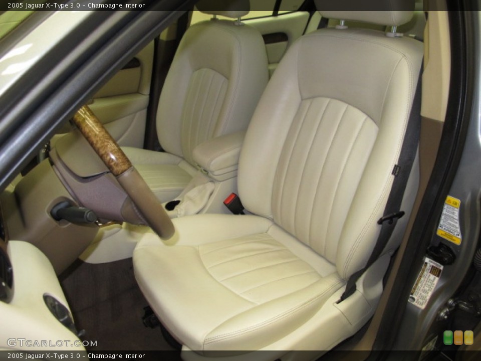 Champagne Interior Front Seat for the 2005 Jaguar X-Type 3.0 #67945463