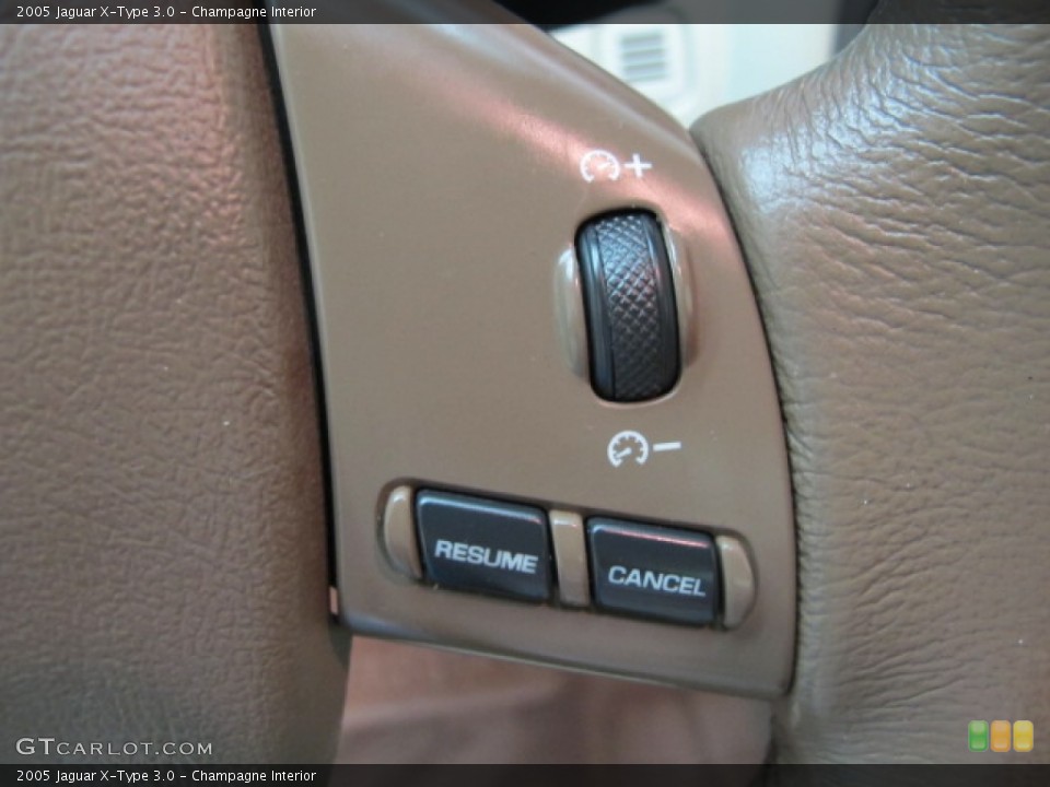 Champagne Interior Controls for the 2005 Jaguar X-Type 3.0 #67945604