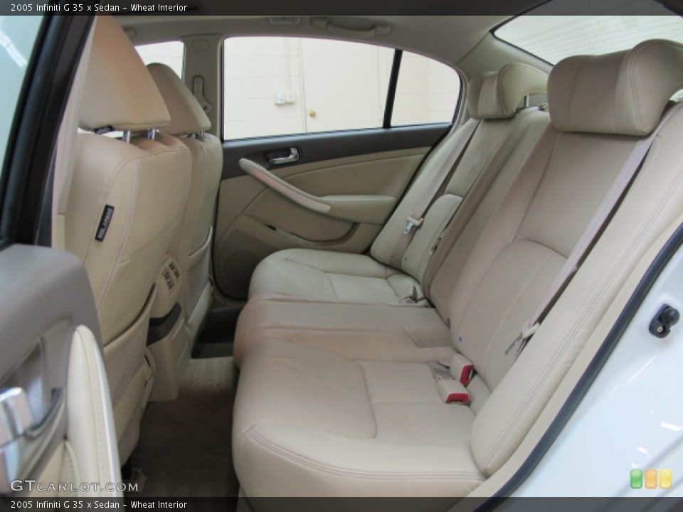 Wheat Interior Rear Seat for the 2005 Infiniti G 35 x Sedan #67946209