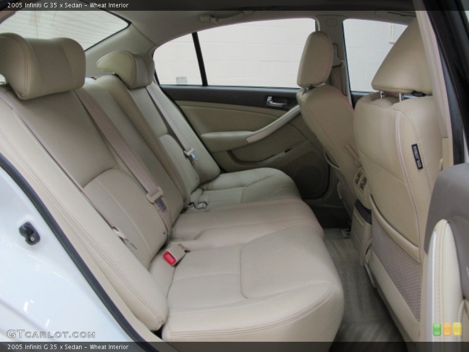 Wheat Interior Rear Seat for the 2005 Infiniti G 35 x Sedan #67946228