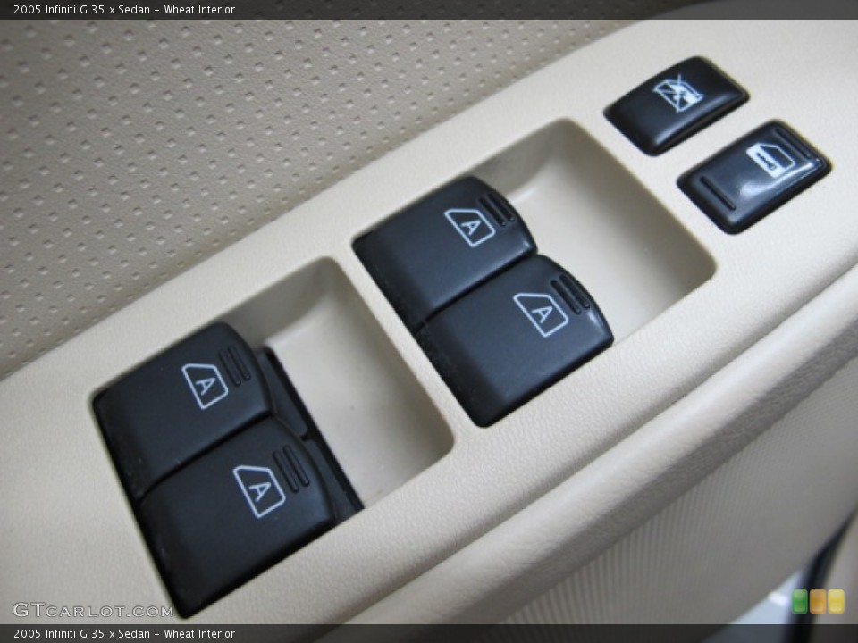 Wheat Interior Controls for the 2005 Infiniti G 35 x Sedan #67946396