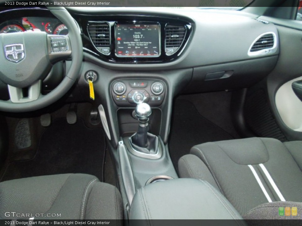 Black/Light Diesel Gray Interior Dashboard for the 2013 Dodge Dart Rallye #67947599