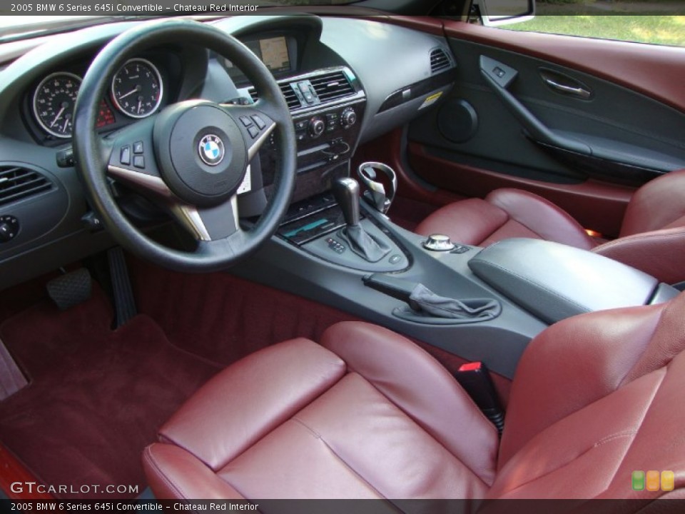 Chateau Red Interior Prime Interior for the 2005 BMW 6 Series 645i Convertible #67947614