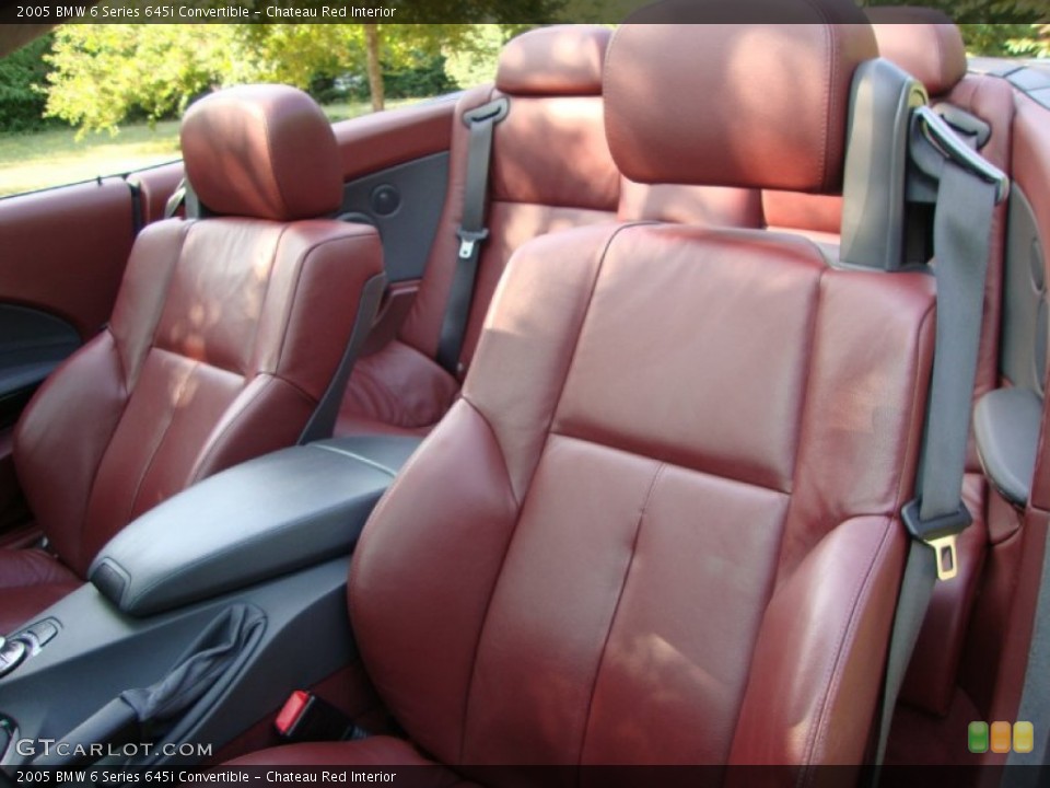 Chateau Red Interior Photo for the 2005 BMW 6 Series 645i Convertible #67947624