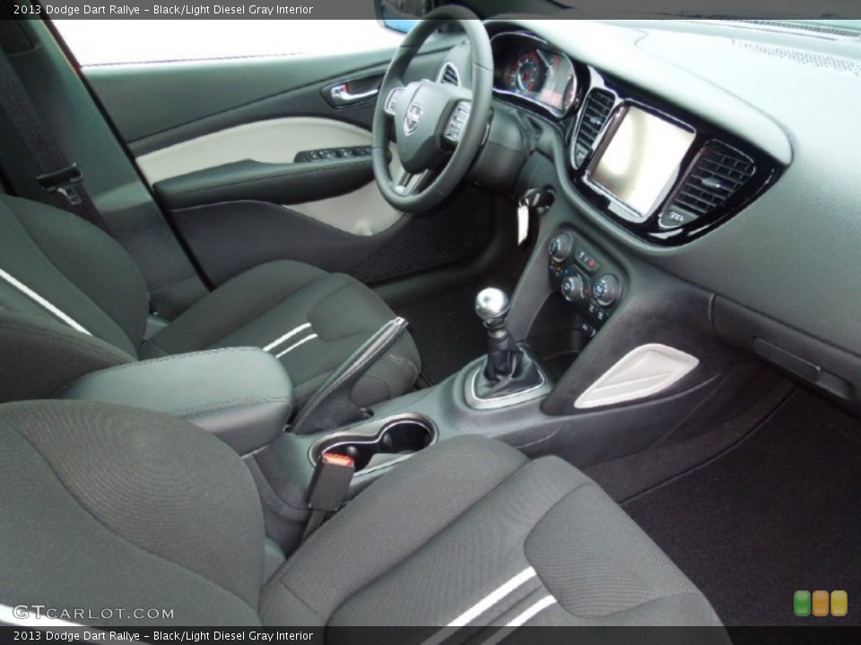 Black/Light Diesel Gray Interior Photo for the 2013 Dodge Dart Rallye #67947638