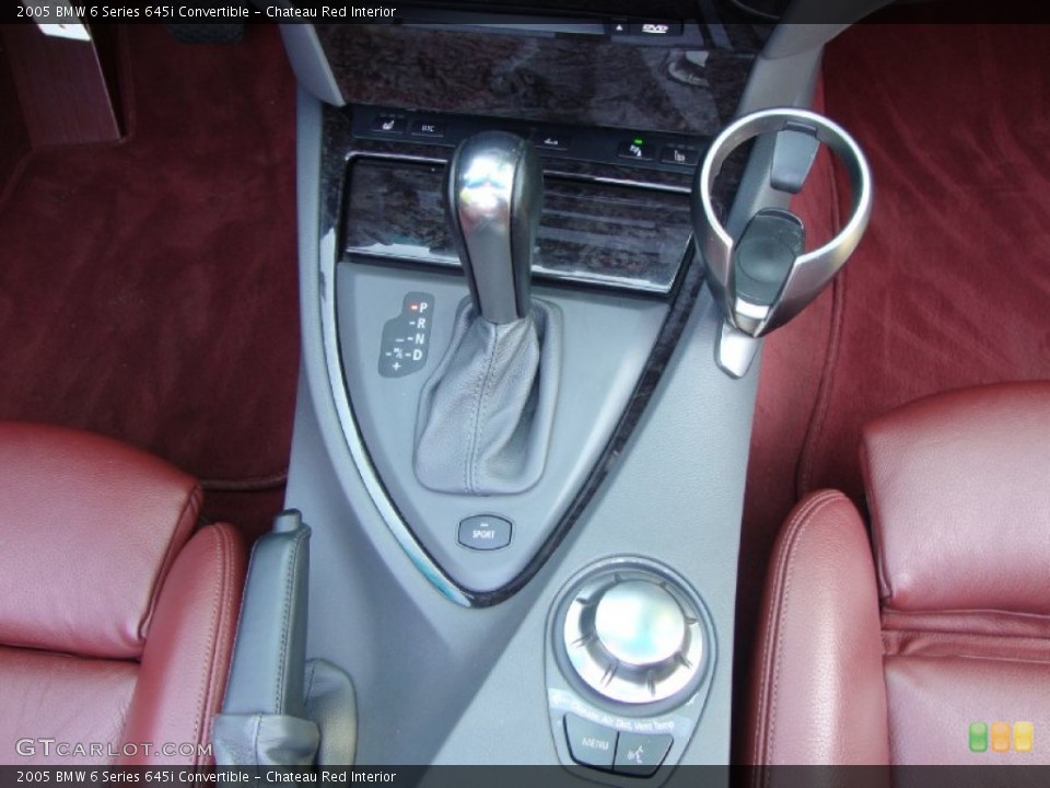 Chateau Red Interior Transmission for the 2005 BMW 6 Series 645i Convertible #67947689