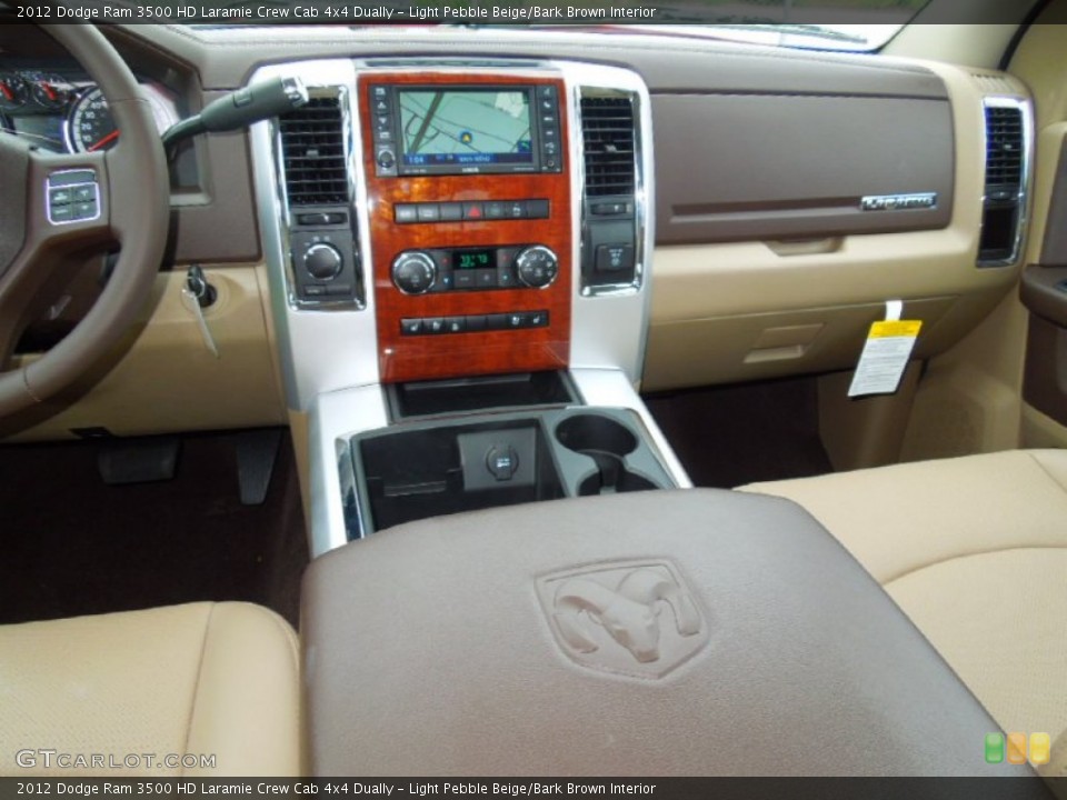 Light Pebble Beige/Bark Brown Interior Dashboard for the 2012 Dodge Ram 3500 HD Laramie Crew Cab 4x4 Dually #67947869