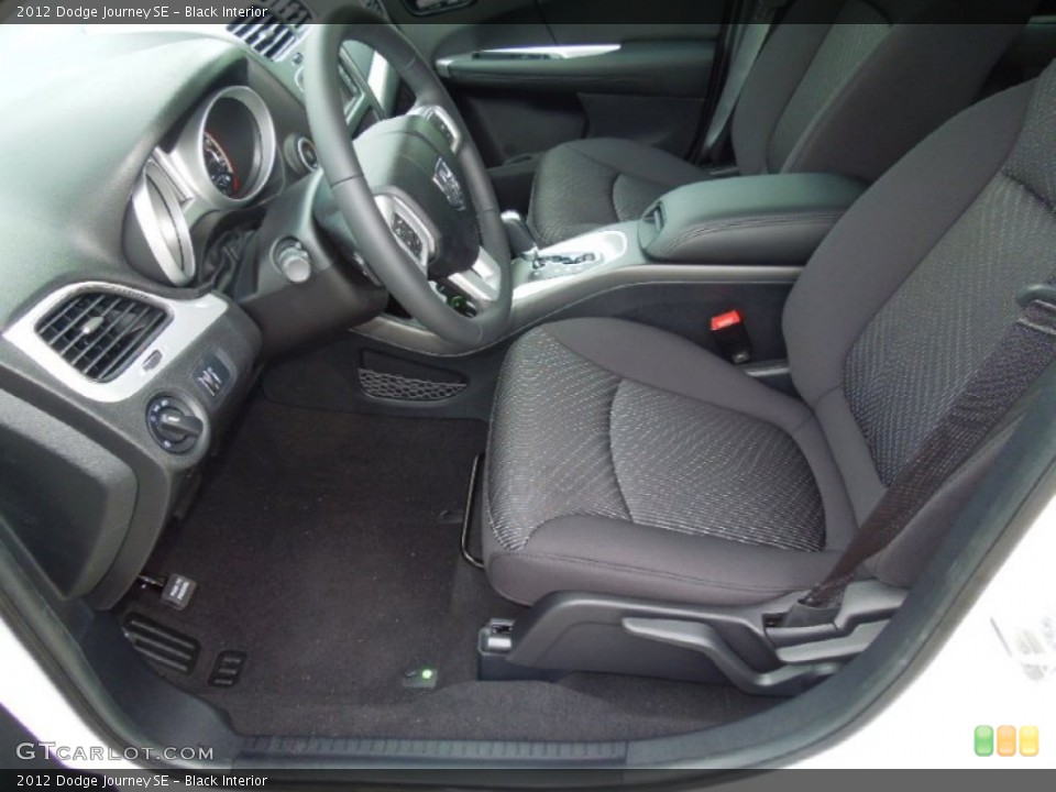 Black Interior Photo for the 2012 Dodge Journey SE #67948061