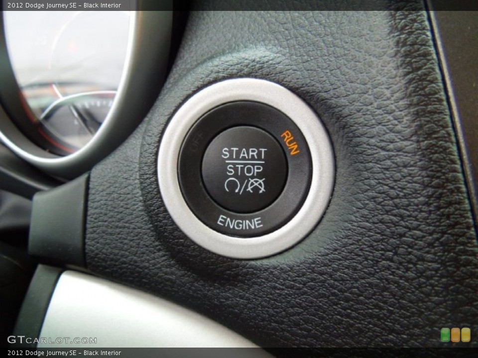 Black Interior Controls for the 2012 Dodge Journey SE #67948094