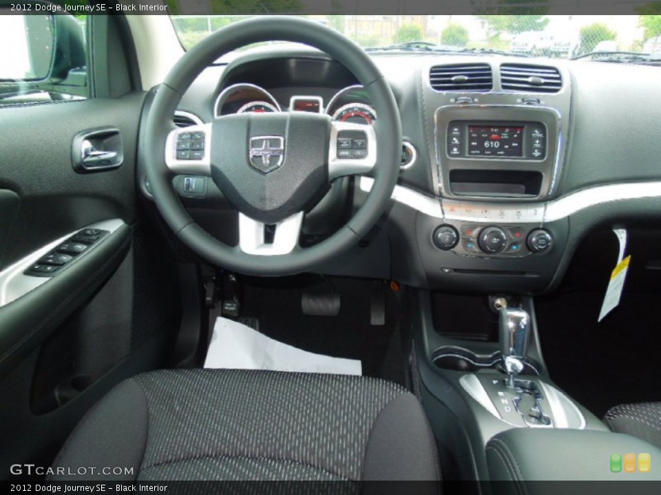 Black Interior Dashboard for the 2012 Dodge Journey SE #67948160