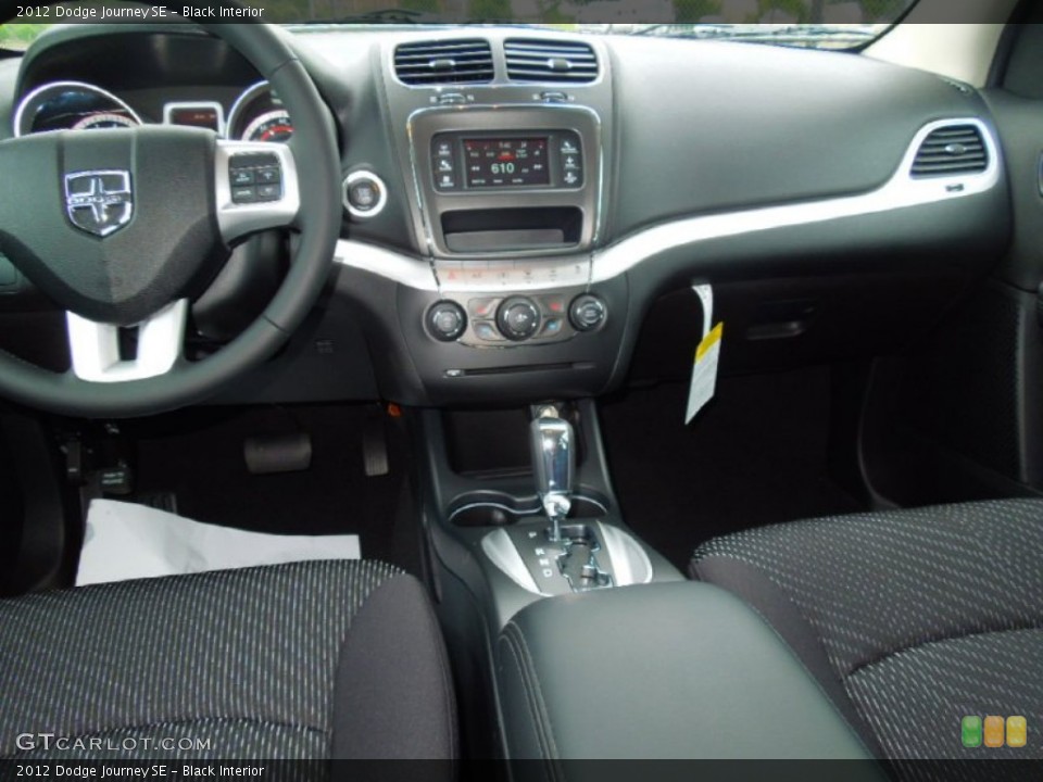 Black Interior Dashboard for the 2012 Dodge Journey SE #67948169