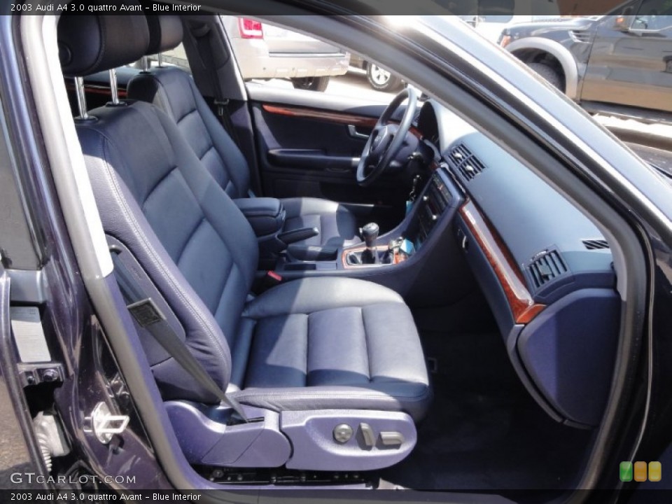 Blue Interior Photo for the 2003 Audi A4 3.0 quattro Avant #67948430
