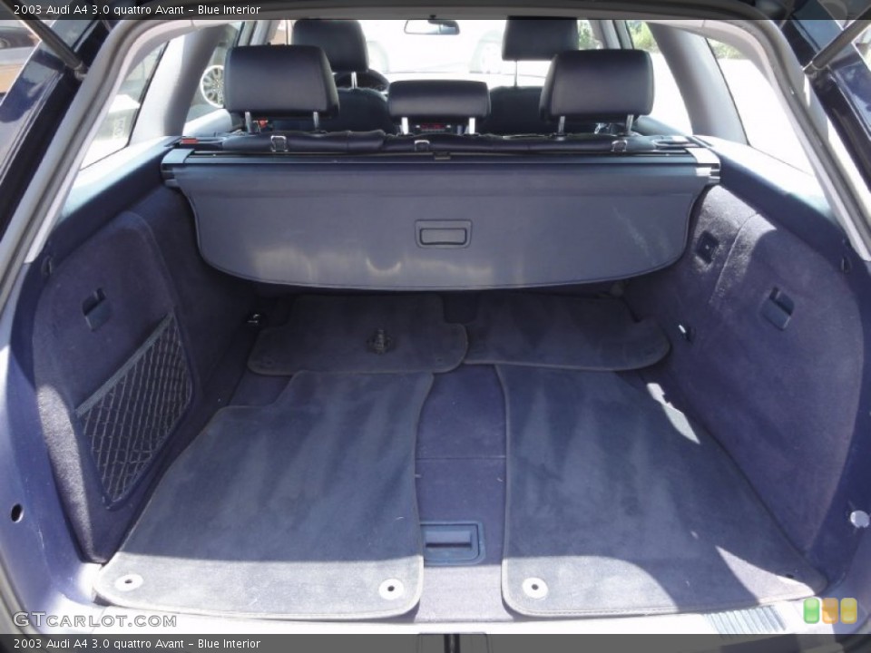 Blue Interior Trunk for the 2003 Audi A4 3.0 quattro Avant #67948520