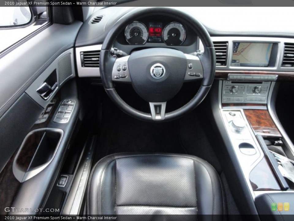 Warm Charcoal Interior Dashboard for the 2010 Jaguar XF Premium Sport Sedan #67948907