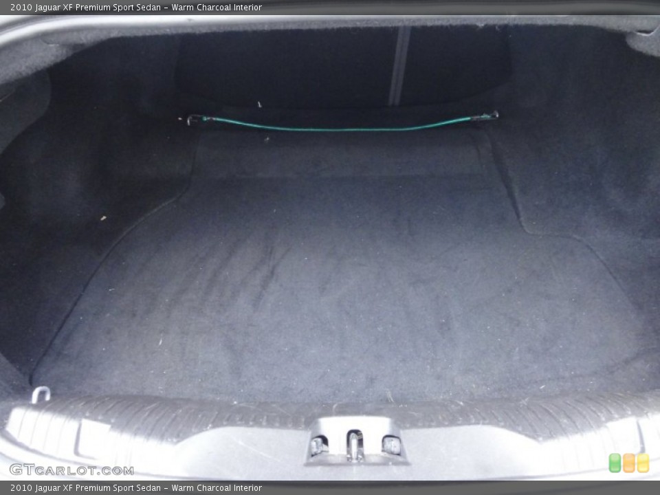 Warm Charcoal Interior Trunk for the 2010 Jaguar XF Premium Sport Sedan #67948913