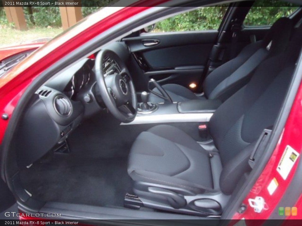 Black 2011 Mazda RX-8 Interiors