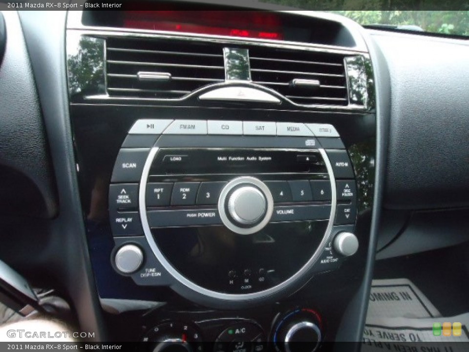 Black Interior Controls for the 2011 Mazda RX-8 Sport #67952663