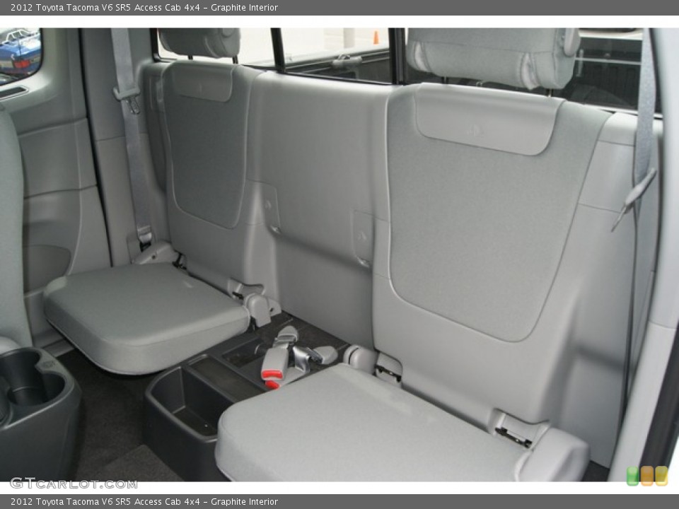 Graphite Interior Rear Seat for the 2012 Toyota Tacoma V6 SR5 Access Cab 4x4 #67953350