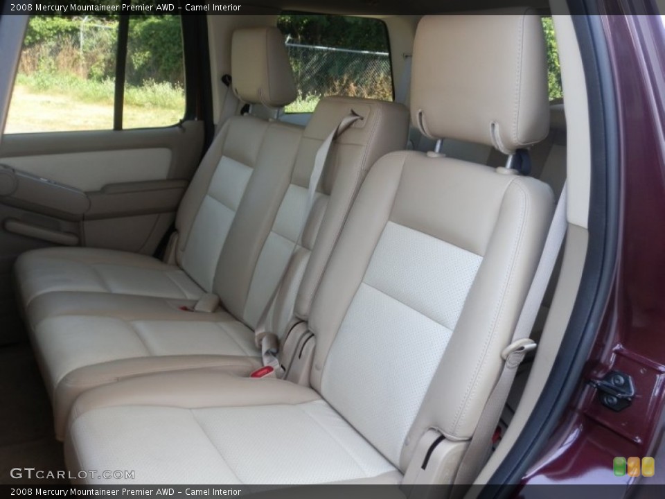 Camel Interior Rear Seat for the 2008 Mercury Mountaineer Premier AWD #67954817