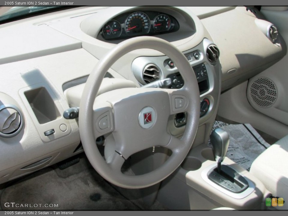 Tan Interior Steering Wheel for the 2005 Saturn ION 2 Sedan #67955867