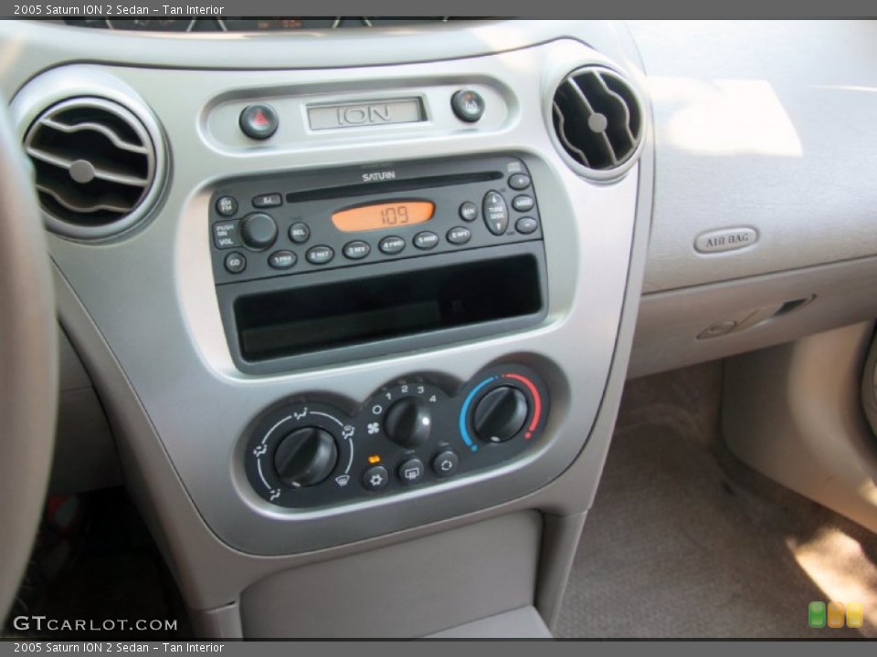 Tan Interior Controls for the 2005 Saturn ION 2 Sedan #67955903