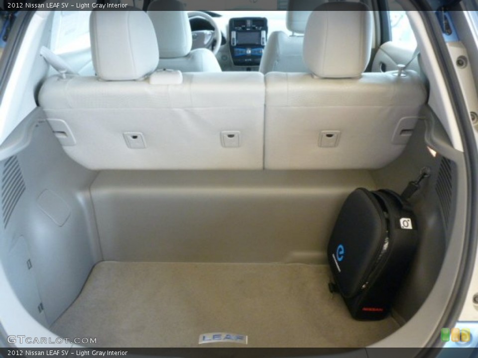 Light Gray Interior Trunk for the 2012 Nissan LEAF SV #67957427
