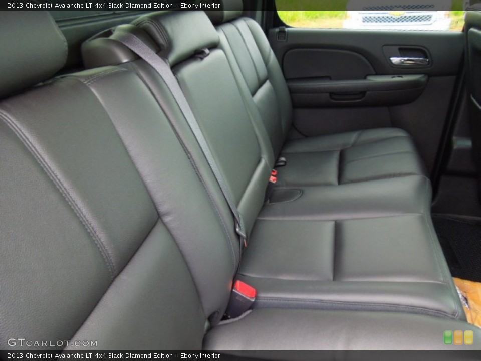 Ebony Interior Photo for the 2013 Chevrolet Avalanche LT 4x4 Black Diamond Edition #67957934