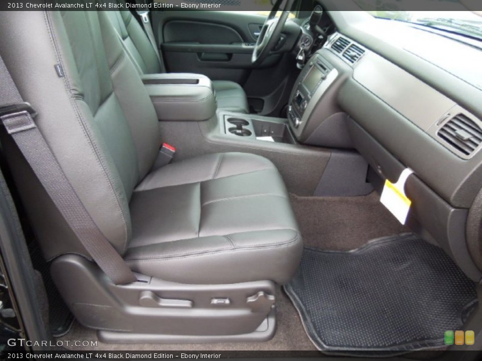 Ebony Interior Photo for the 2013 Chevrolet Avalanche LT 4x4 Black Diamond Edition #67957937