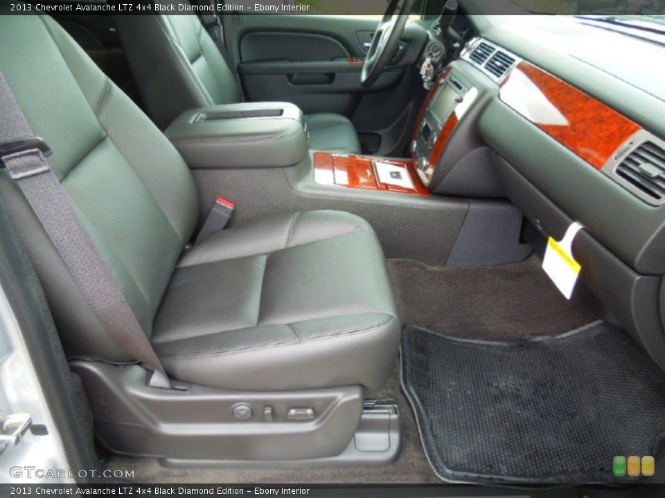 Ebony Interior Photo for the 2013 Chevrolet Avalanche LTZ 4x4 Black Diamond Edition #67958027