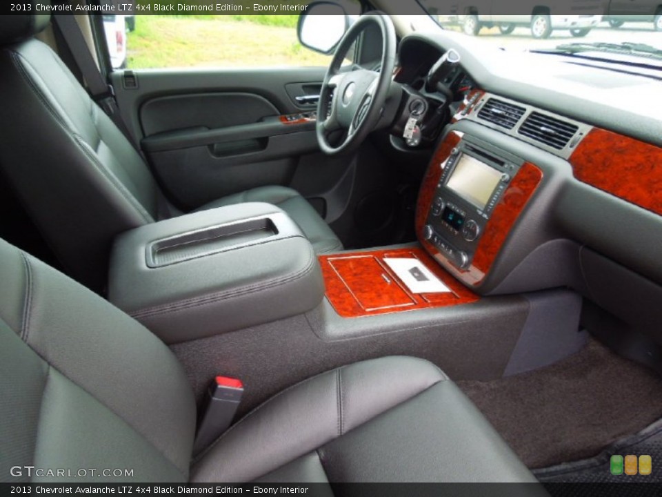 Ebony Interior Photo for the 2013 Chevrolet Avalanche LTZ 4x4 Black Diamond Edition #67958030