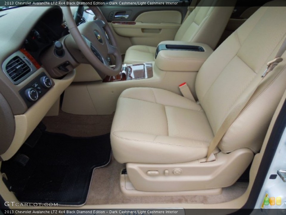 Dark Cashmere/Light Cashmere Interior Photo for the 2013 Chevrolet Avalanche LTZ 4x4 Black Diamond Edition #67958069